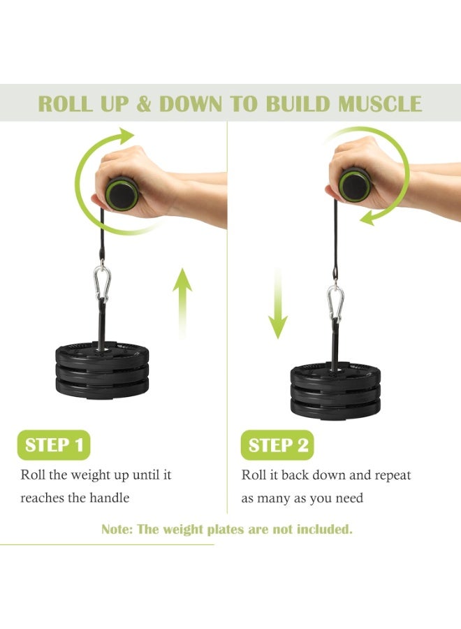 founder Forearm Blaster, Forearm Roller& Wrist Roller Forearm Exerciser, Arm Strength Trainer Fitness Equipment Forearm Strengthener Roller Weight with Anti-Slip Handle Fitness Wrist Exerciser - Image 2